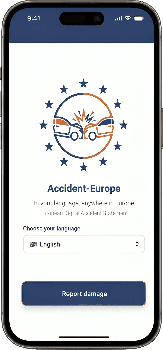 Die Accident-Europe-App